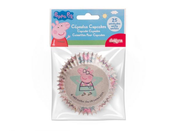 Dekora Peppa Pig Backförmchen, 25 Stück – Bild 2