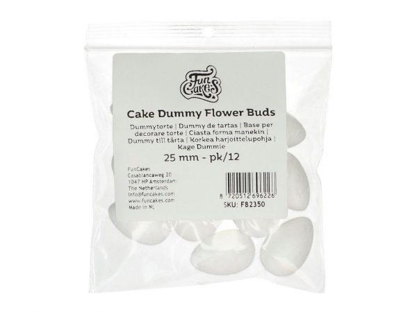 Funcakes Dummy Blütenknospen 20mm, 12 Stück – Bild 2