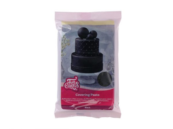 FunCakes Covering Paste schwarz, 500g