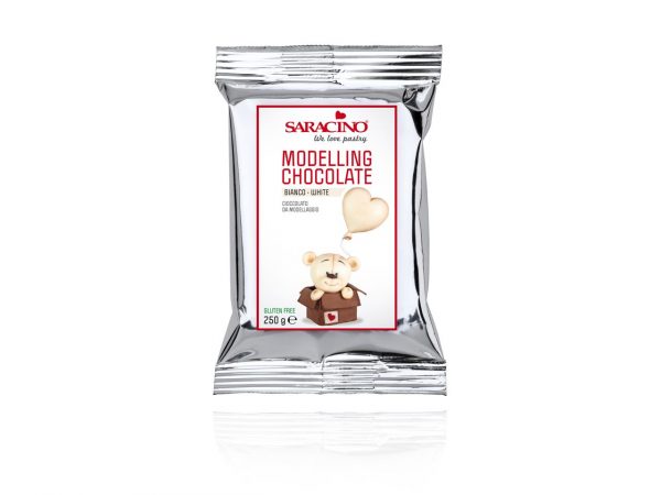 Saracino Modellier-Schokolade weiß, 250g – Bild 2