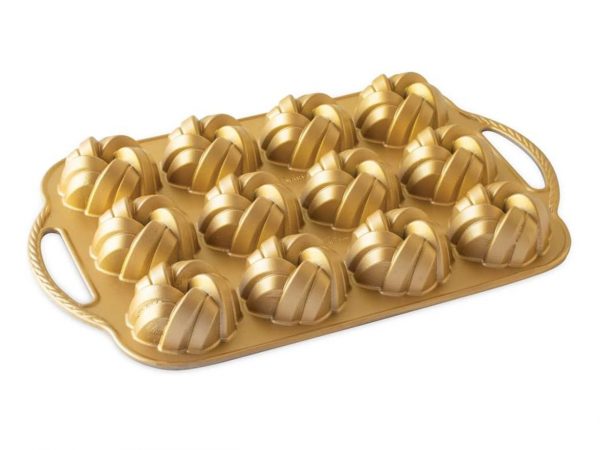 Nordic Ware 75th Anniversary Braided Mini Bundt Pan – Bild 2