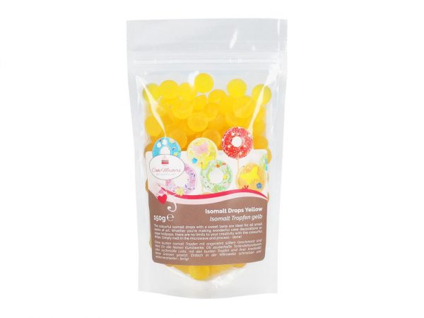 Cake Masters Isomalt Tropfen gelb, 150g – Bild 2