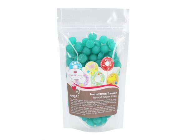 Cake Masters Isomalt Tropfen türkis 150g – Bild 2