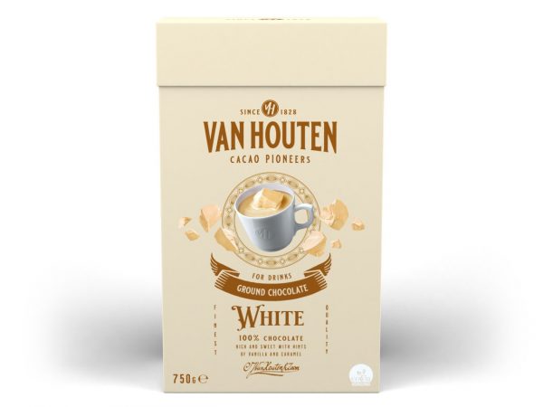 Van Houten Trinkschokolade Weiß, 1kg – Bild 2