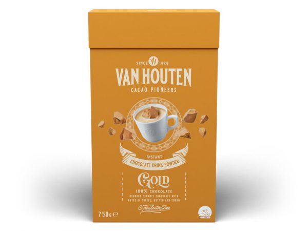 Van Houten Trinkschokolade Gold, 750g – Bild 2