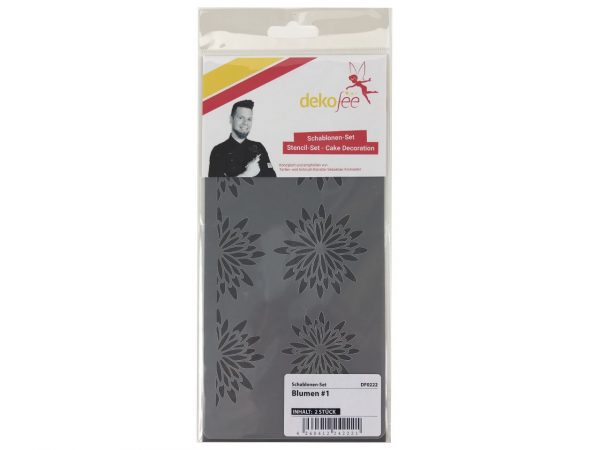 dekofee Schablonen Set Blumen Nr. 1 – Bild 2
