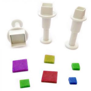 dekofee Stempelausstecher mini Quadrate