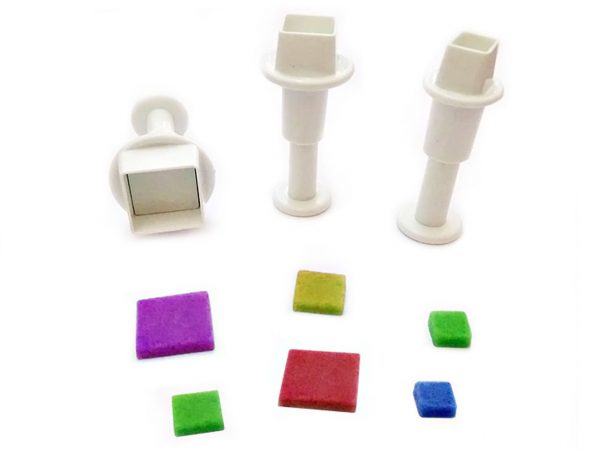 dekofee Stempelausstecher mini Quadrate