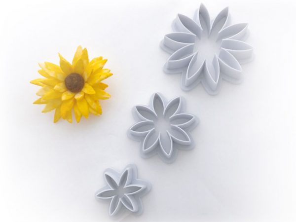 dekofee Sonnenblumen Ausstecher Set 3tlg.