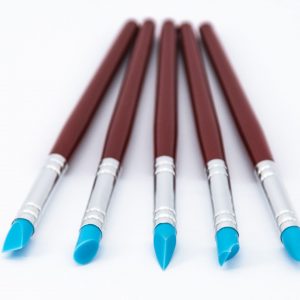 dekofee Modellierpinsel Silikon 5er Set