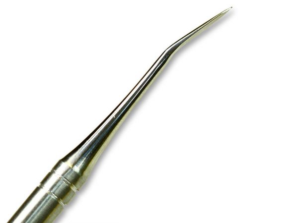 dekofee Edelstahl Werkzeug Nr. 1 - Flaches abgewinkeltes Bone Tool – Bild 4