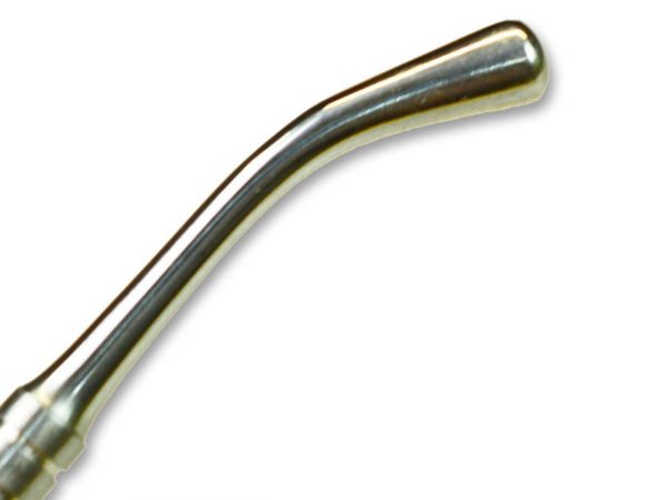 dekofee Edelstahl Werkzeug Nr. 1 - Flaches abgewinkeltes Bone Tool – Bild 5